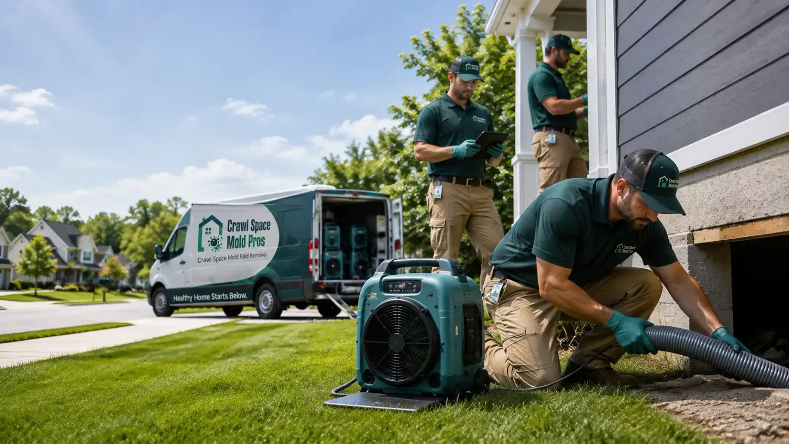 Crawl Space Mold Removal in Decatur, IL